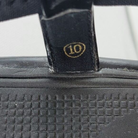 Skechers Womens Size 10 Black Cali Rumblers Slingback Wedge Sandals - Picture 10 of 10